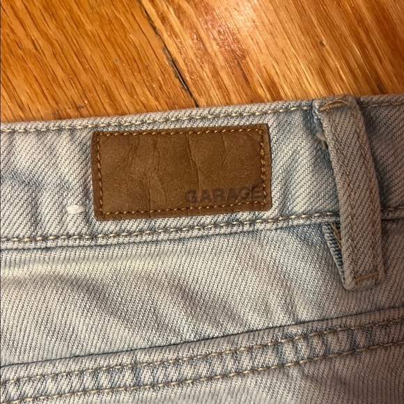 Garage Sky Blue Ripped Denim Shorts - Picture 5 of 5